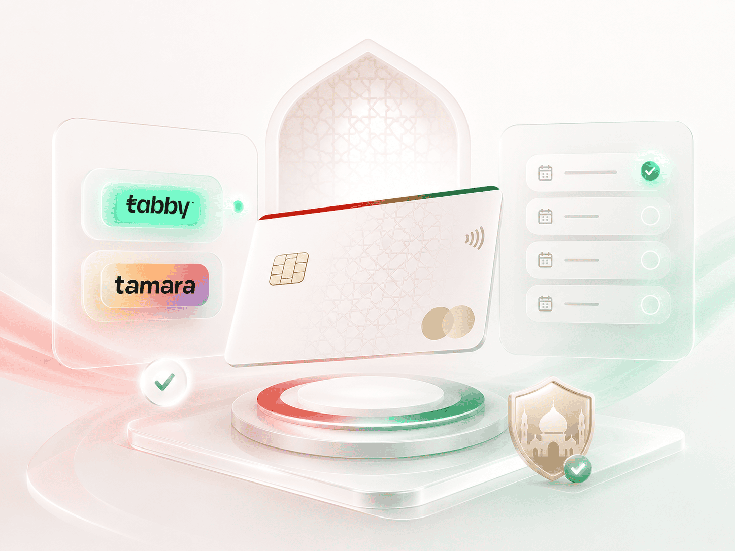 Easy Payment Plan visual with Tabby and Tamara payment options