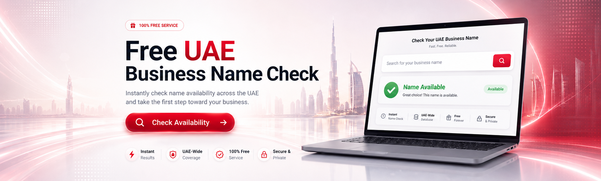 Free UAE Business Name Check - Check Availability